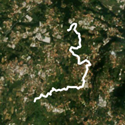 Valletta walking route map in Monticello