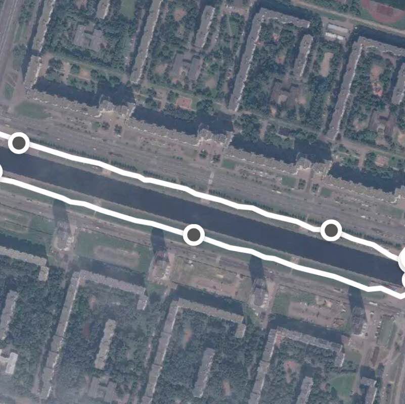 Круг по набережной реки Смоленка