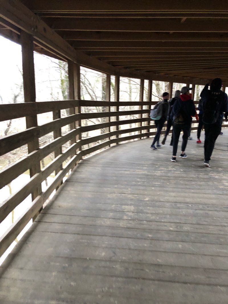 Cape Fear River Trail  walking route map in Fayetteville, North Carolina, USA