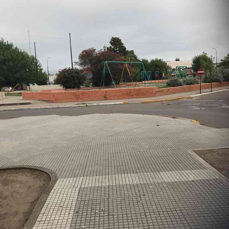 Carhue, Province of Buenos Aires walking route map in Carhué