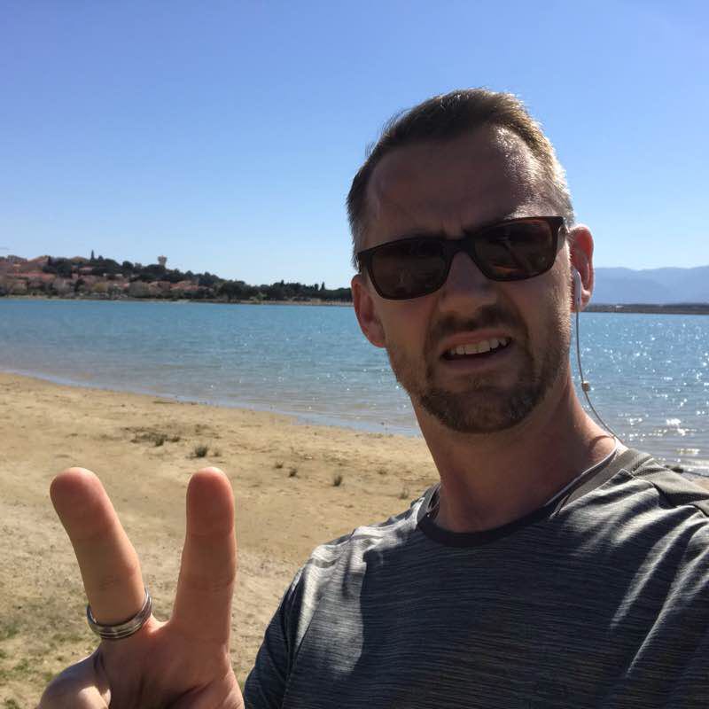 Lake of Villeneuve-de-la-Raho walking route map in Villeneuve-de-la-Raho