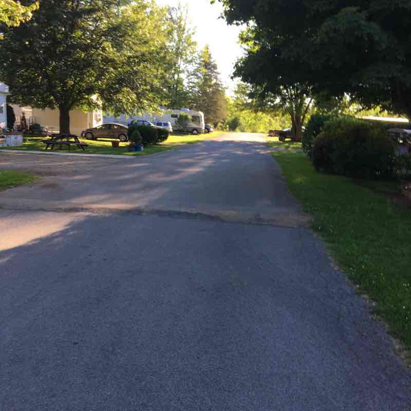 Hosey Rd walking route map in Shortsville