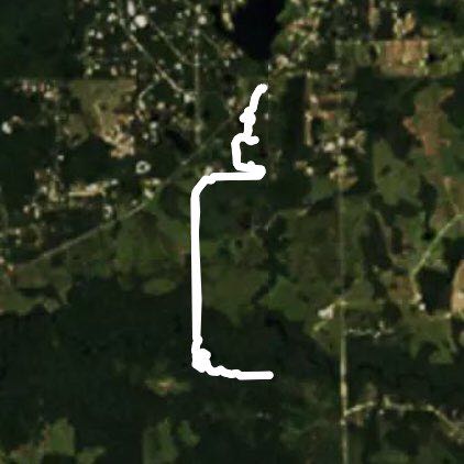 3485 N. County Road 426, Geneva, FL 32732 walking route map in Geneva