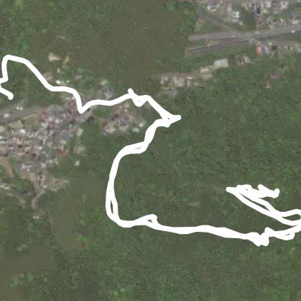 Kokura Course 47 (Hanami Castle Ruins-Mountaintop of Hanamiyama) walking route map in Kitakyushu