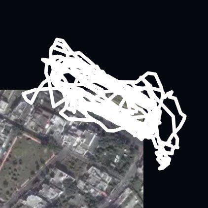 Green belt park walking route map in Jammu