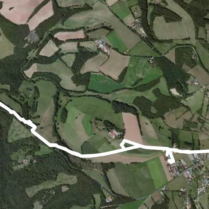 Rando nocturne planetarium labessonié walking route map in Montredon-Labessonnié