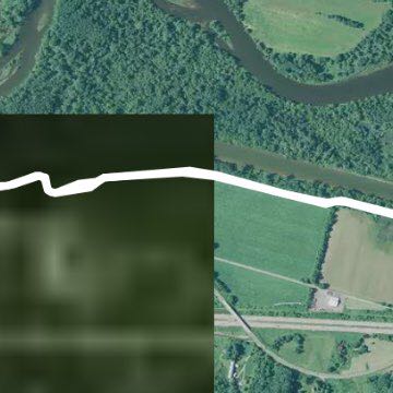 Mohawk trails walking route map in Mohawk