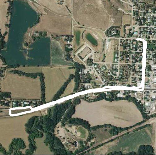 Curtis Highway Walk Trail Nebraska, USA Pacer