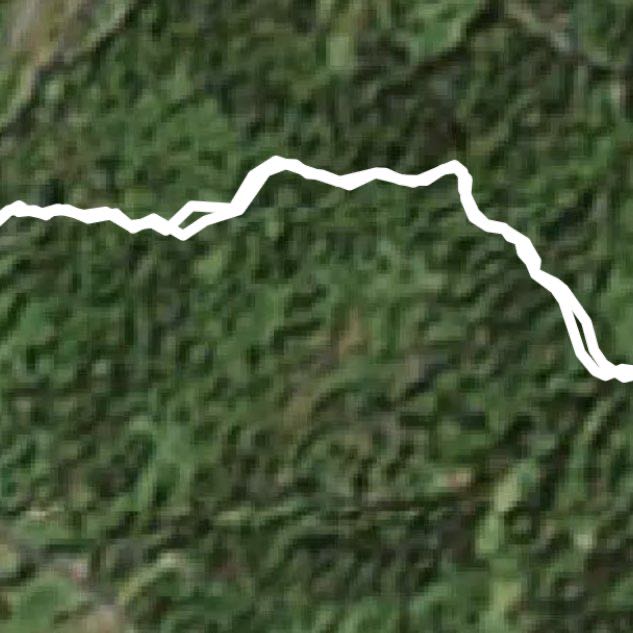 Whale tail viewpoint walking route map in Uvita