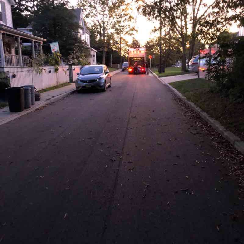  Keyport water front walk walking route map in Hazlet