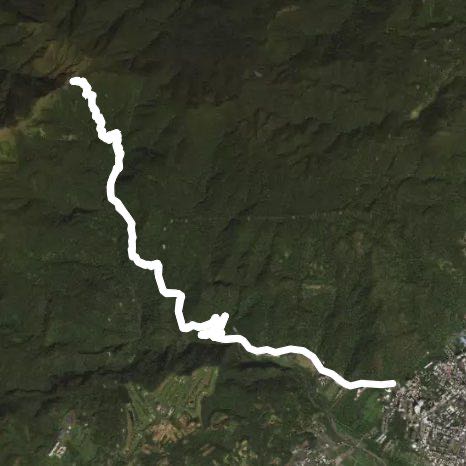 Jiaoxi Madonna walking route map in Jiaoxi