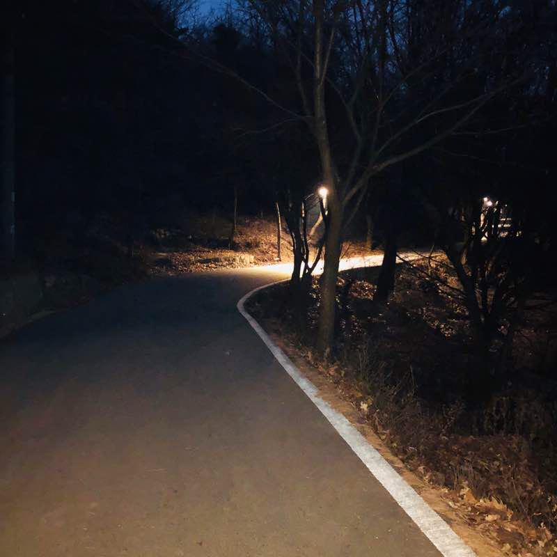 Mangusa walking route map in Guri-si