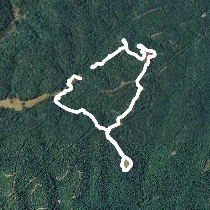 Upper property, Lobelville walking route map in Centerville