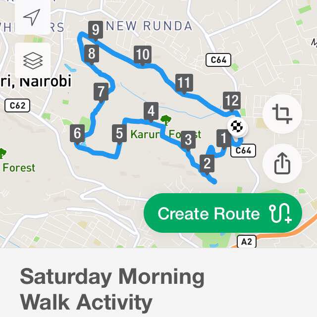 12km Karura route 