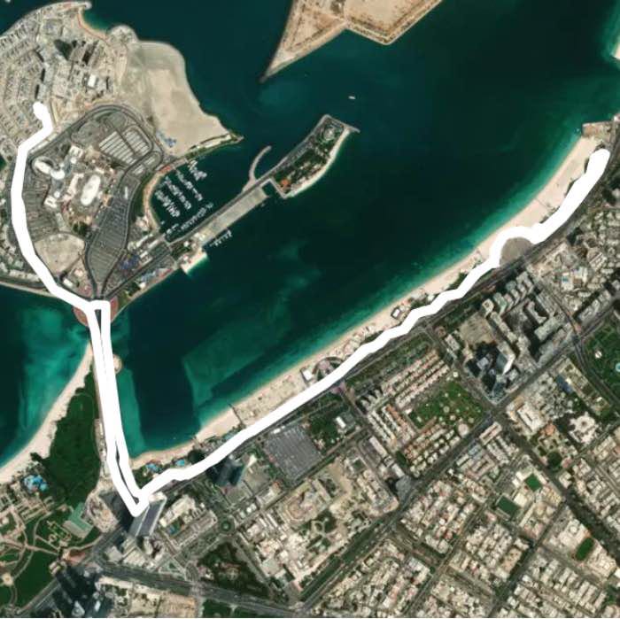 abu dhabi marina - corniche