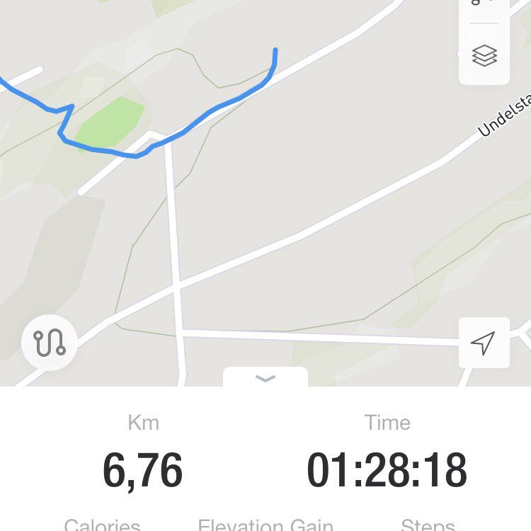 Let's go walking route map in Asker