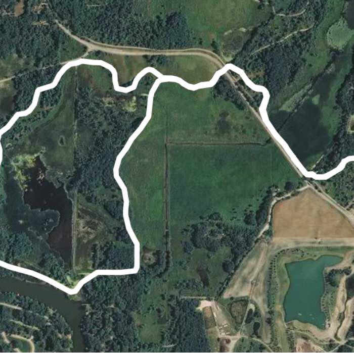 moraine to the dam