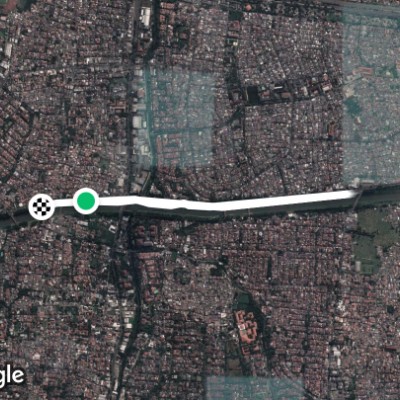 Route near Duren Sawit