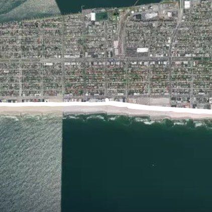 Long beach walking route map in Lido Beach