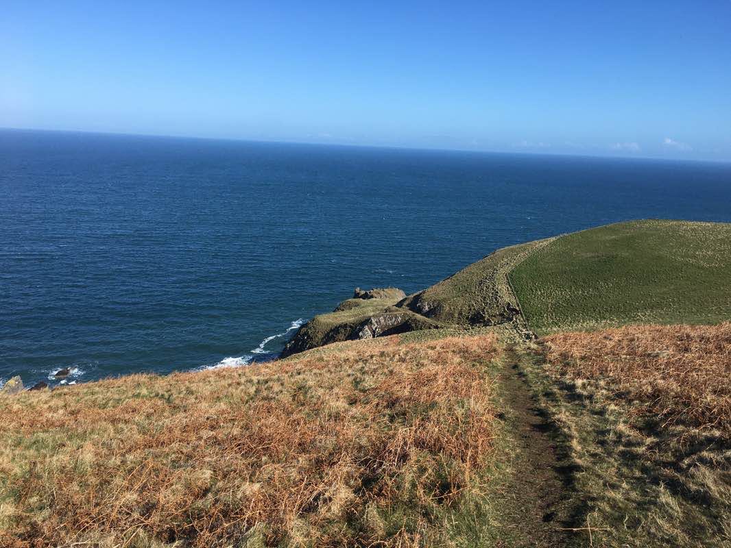 walking near me in St Abb's Head NNR in winter