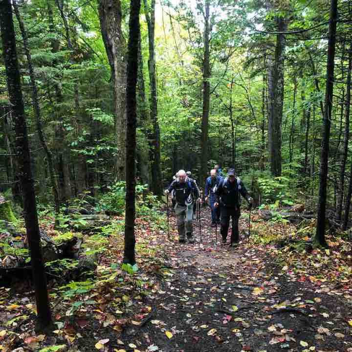 Cap Tourmente walking route map in Saint-Antoine-de-l'Isle-aux-Grues