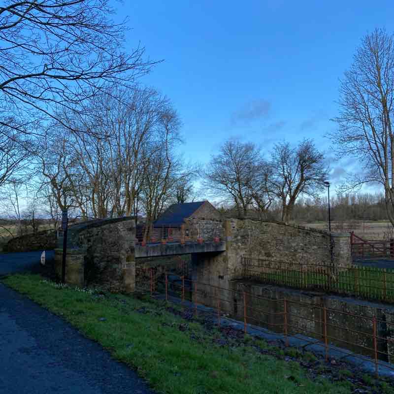 Moneypennys walk walking route map in Portadown