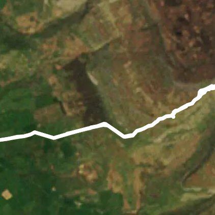 High Cup Nick walking route map in Murton