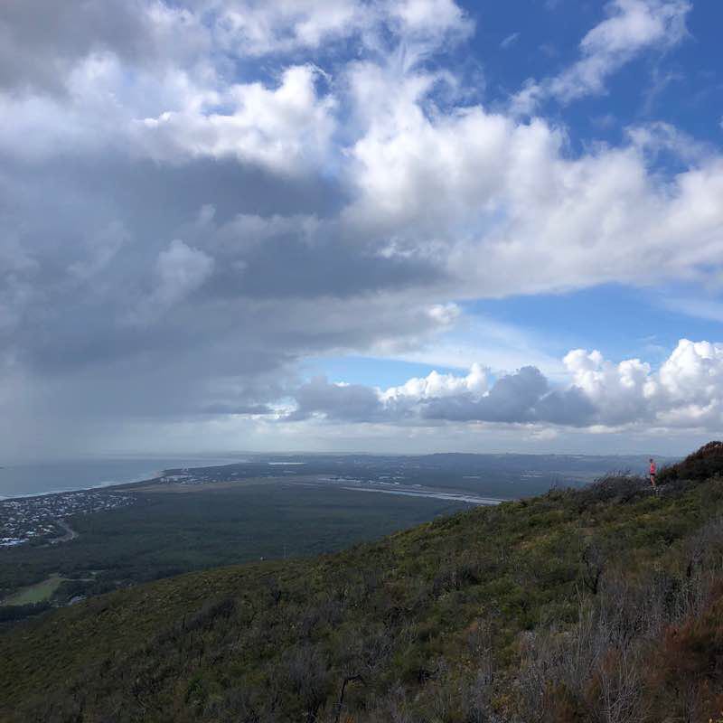 Coolum Mountain Climb walking route map in Yaroomba