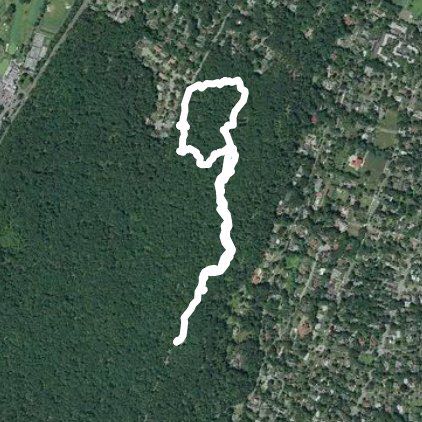 Blue Trail to end then big circle 