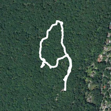 Night Hike walking route map in Bloomfield