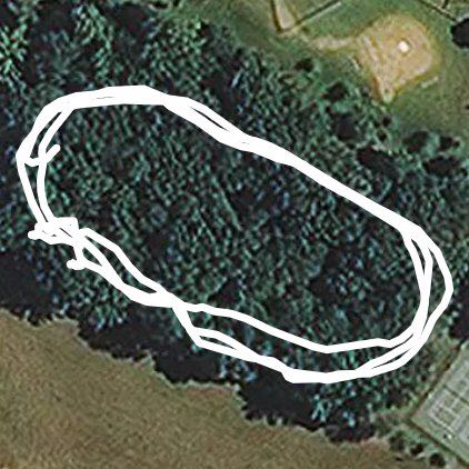 Whitwell Tennessee city park walking route map in Whitwell