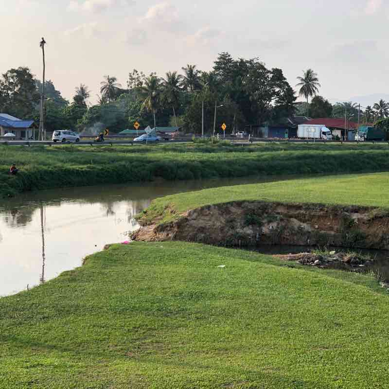 Silk Series Recreational Park walking route map in Alor Gajah