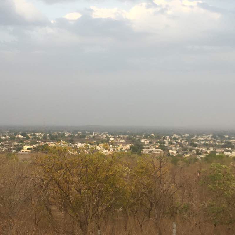 Krushna Tekadi Pandharkawada walking route map in Pandharkawada