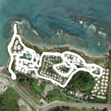 Hôtel Senator Puerto Plata walking route map in Puerto Plata