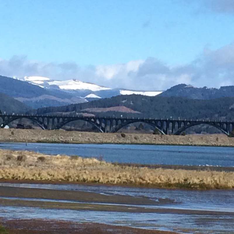 Gold Beach walking route map in Gold Beach