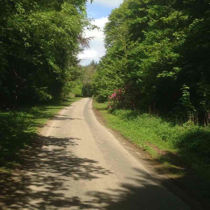 Keithhall Estate walking route map in Inverurie
