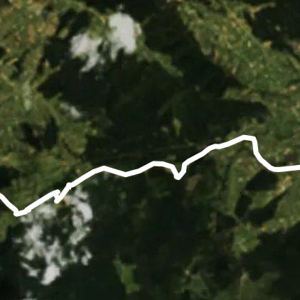 Gate walking route map in Vorokhta