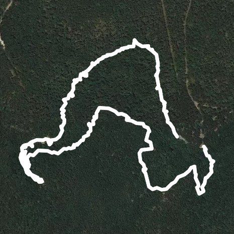 Pickle creak and whispering pines trail walking route map in Ste. Genevieve