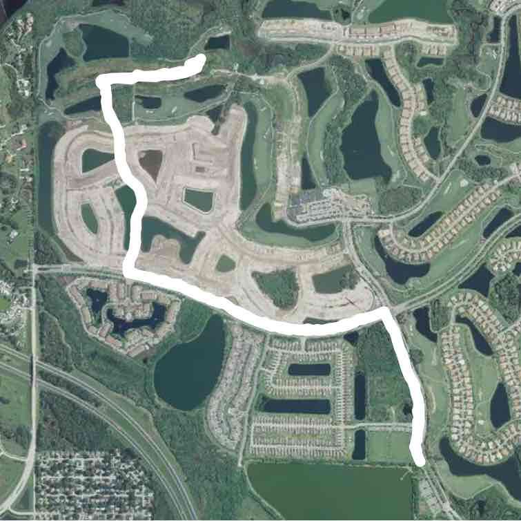 Heritage Harbor/River Strand walk Sendero Bradenton, Florida, Estados