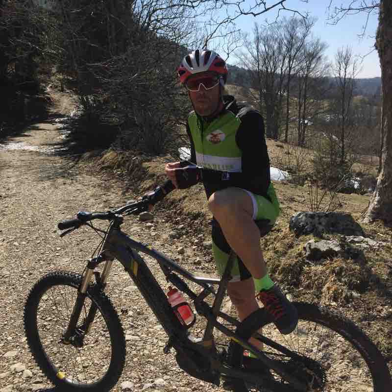 The eclectic walking route map in Pontarlier