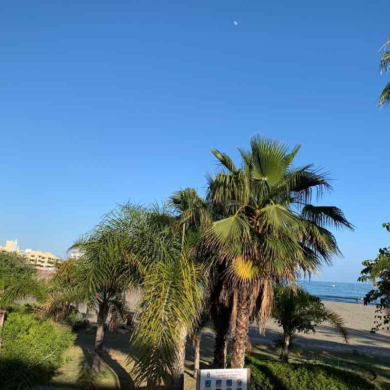 Malapesquera- Promenade walking route map in Benalmádena