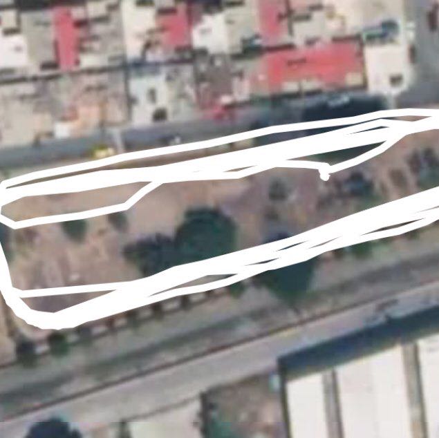 Laurel Park walking route map in San Isidro Miranda