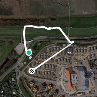 Route near Nieuwvliet-Bad-Oost en -West