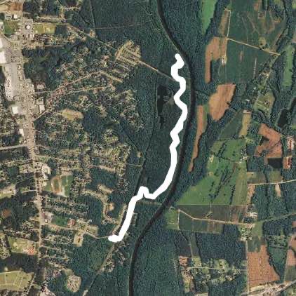 East to west Cape Fear Trail