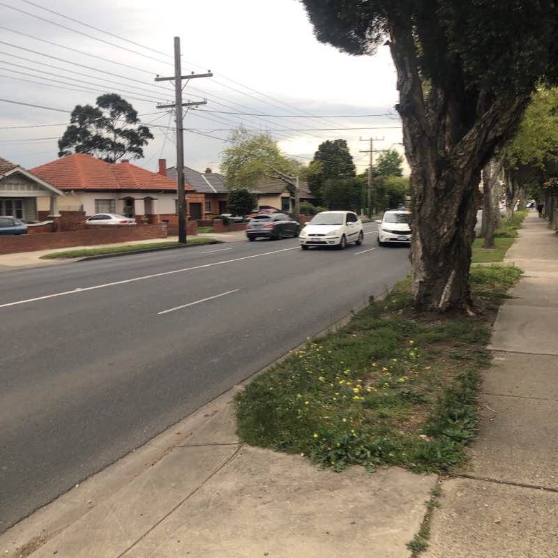 Warrigal rd walking route map in Hughesdale