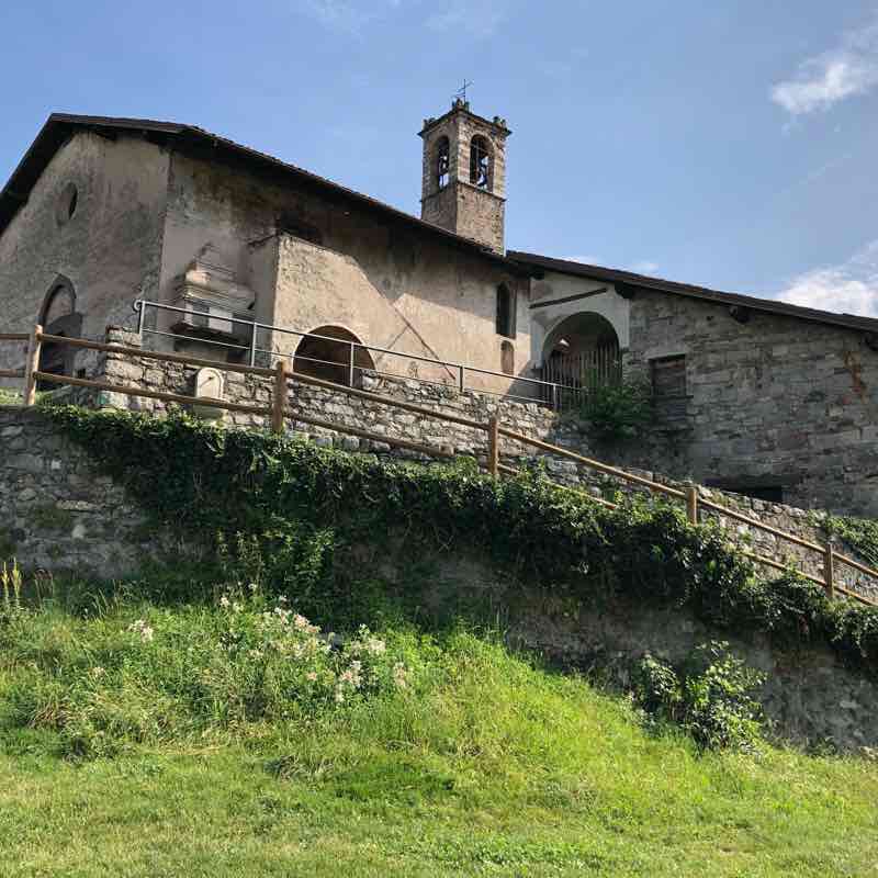 Round trip between Malegno Cividate Berzo and Bienno walking route map in Dosso Portole