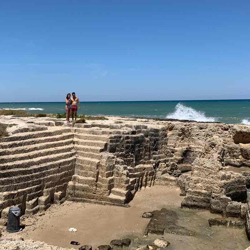 From Cala Verde to Torre Cintola walking route map in Capitolo