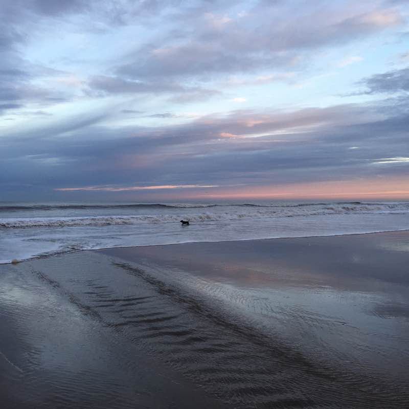 Crimdon beach walking route map in Blackhall Colliery