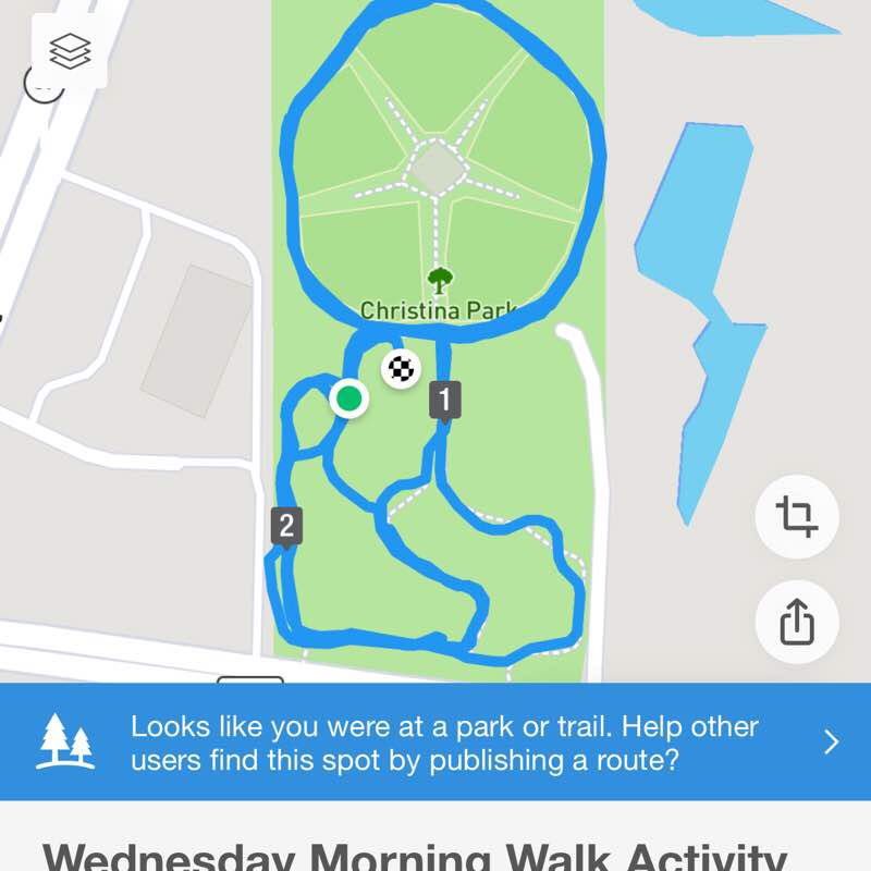 Christina park Walk Lakeland, Florida, USA Pacer