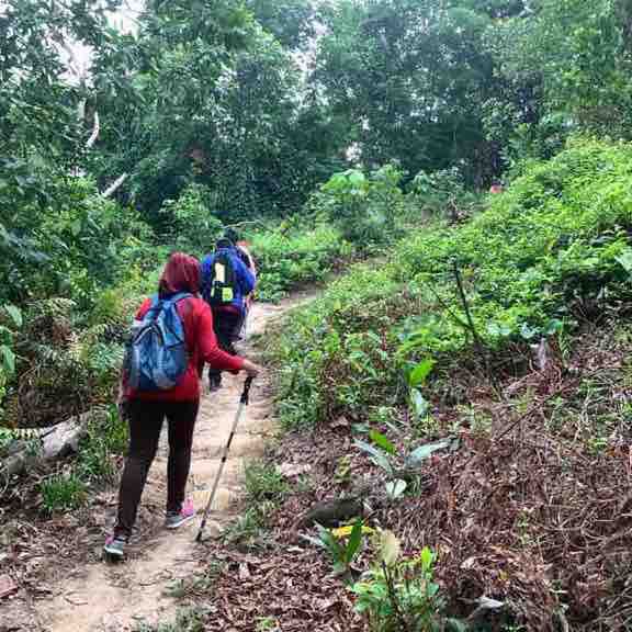 OPEN MONEY walking route map in Nilai